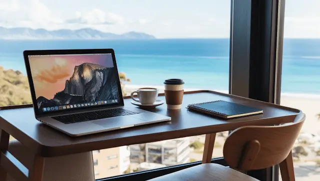 Tips for Workations - Setting Up a Remote Office
