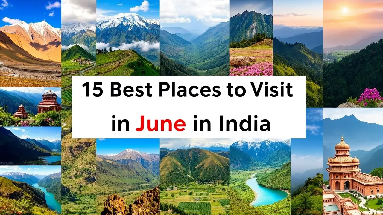 15 Best Places to Visit in June in India