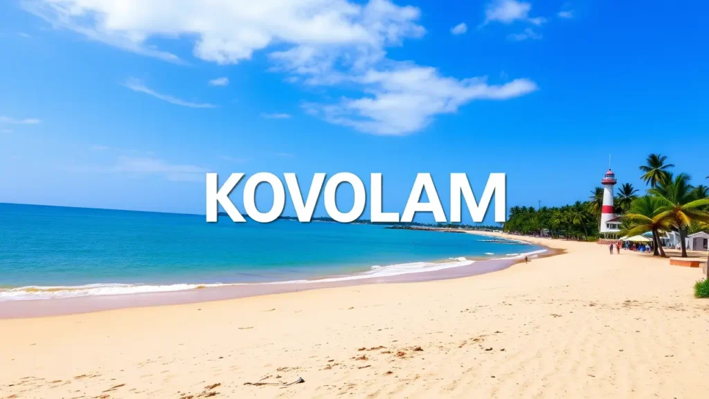 Kovalam's lighthouse beach - affordable beach destinations in india