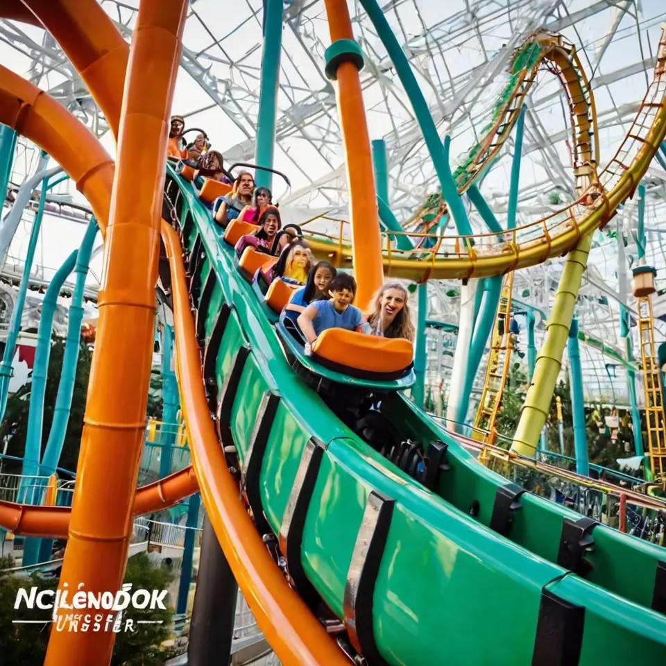 Nickelodeon Universe roller coaster