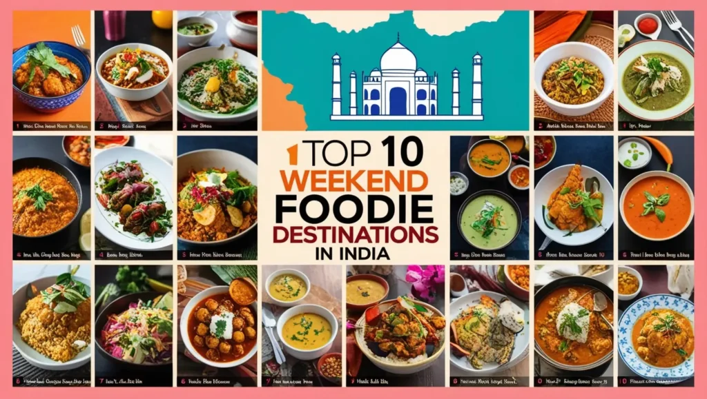 Top 10 Weekend Foodie Destinations in India