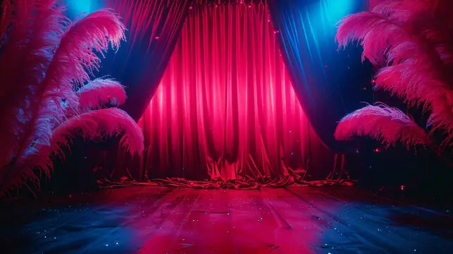 elegant burlesque performance