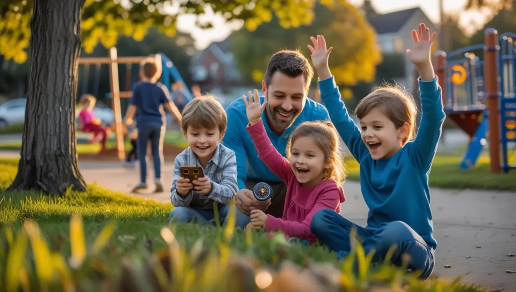 Free family activities and geocaching adventures - fun things to do with kids on weekends without spending